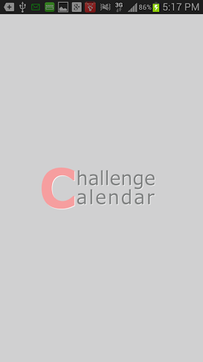 Challenge Calendar 目标 日历