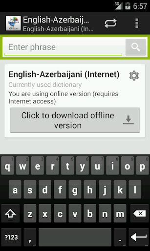 English-Azerbaijani Dictionary