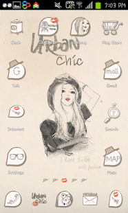 urban chic GO launcher theme