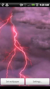 Fond d'écran animé Orage - screenshot thumbnail