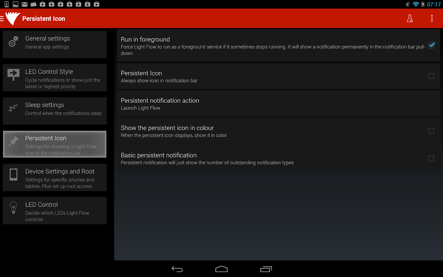   Light Flow - LED&Notifications- หน้าจอ 