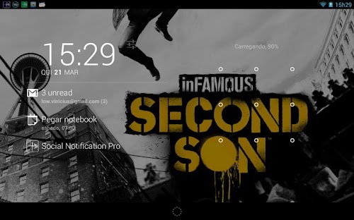 Android application Social Notification Pro screenshort