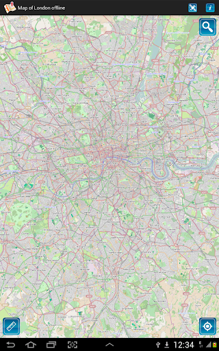 Map of London offline