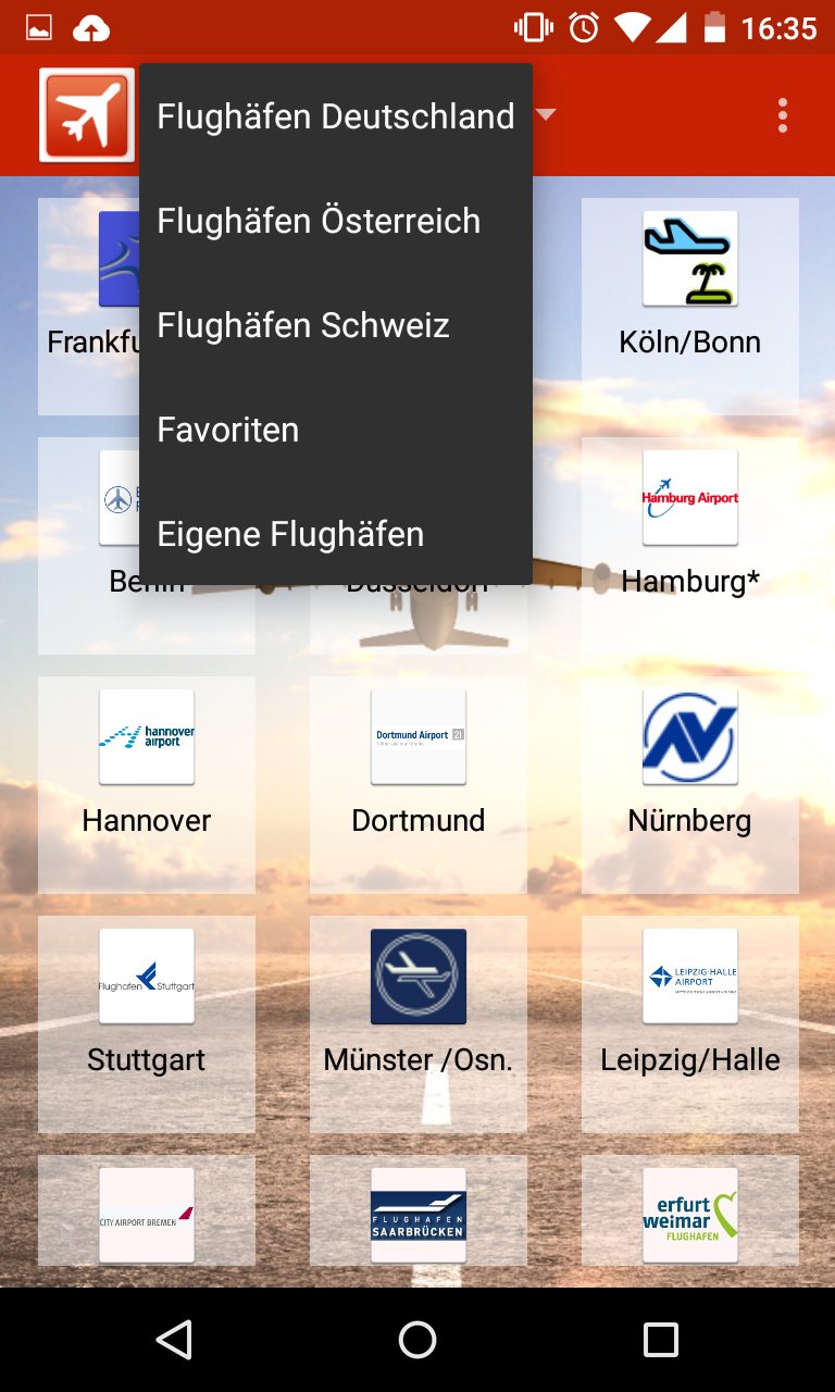Flughafen Info Pro Screen 2