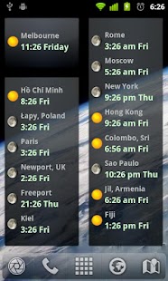 World Clock Widget