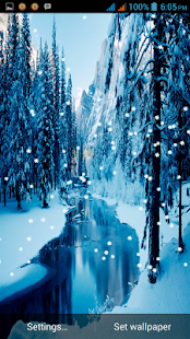 Lastest Winter Snowfall Live Wallpaper APK for PC