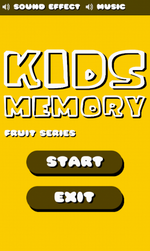 Kids Memory Fruit Series