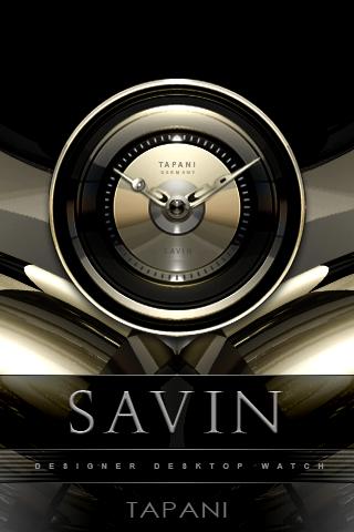 Savin Designer Clock Widget