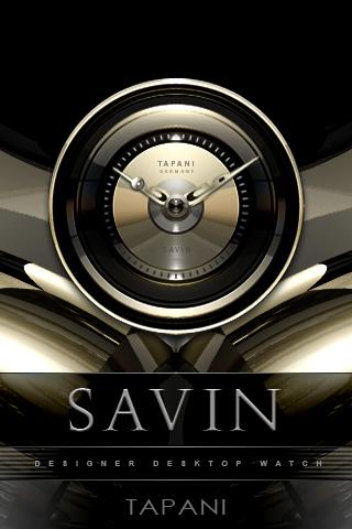 Android application Savin Designer Clock Widget screenshort