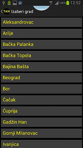 Taxi Serbia