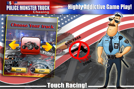 免費下載賽車遊戲APP|USA Police Monster truck app開箱文|APP開箱王