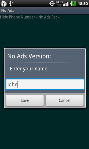 No Ads Hide Phone Number