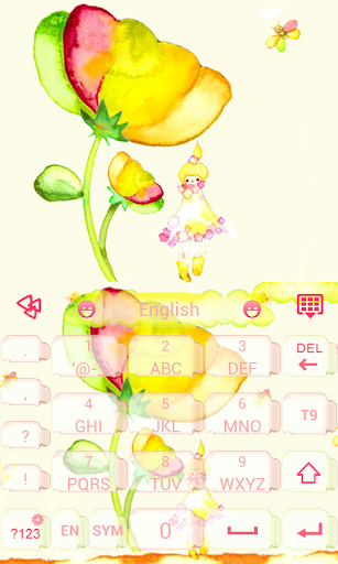 Flower Fairy For Go Keyboard