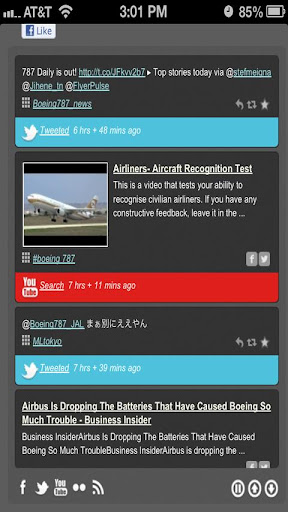 【免費新聞App】Boeing 787 Social Stream-APP點子