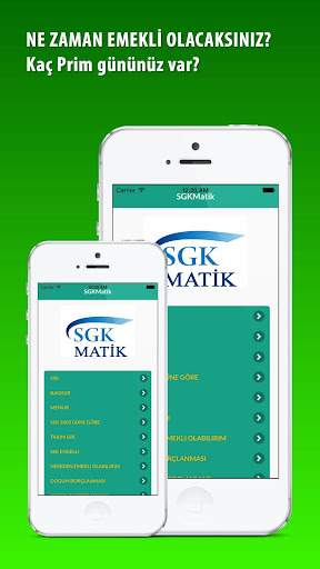 SGK Matik:Emekli Hesaplamaları