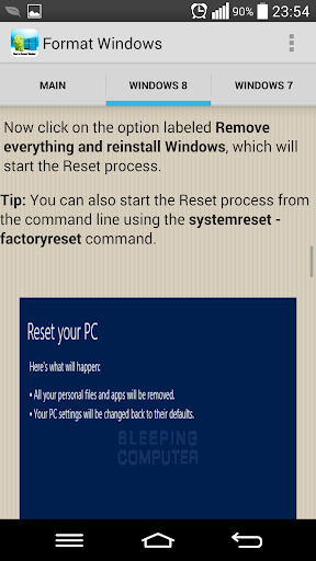 【免費程式庫與試用程式App】格式化Windows 7和8-APP點子