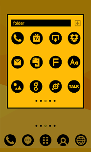 How to download YellowCircle LINELauncher heme 4.1 mod apk for bluestacks