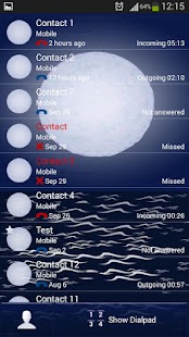 Download Night Dialer Theme APK for PC