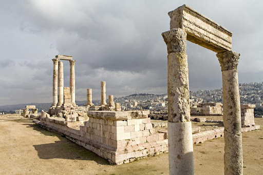 Middle East, Jordan, Amman, Temple of Hercules