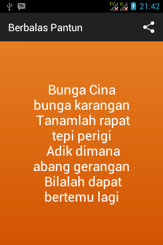 Berbalas Pantun