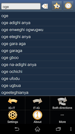 Igbo Italian dictionary