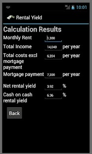 Rental Yield Calc Screenshots 1
