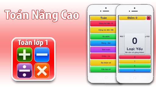 Toan lop 1 - nang cao