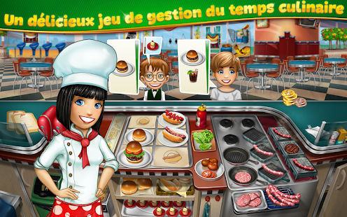 Capture d'ecran de l'application Android Cooking Fever: Restaurant Game