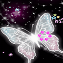 Amazing White Butterfly Live W