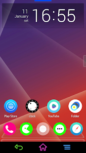 Next Launcher Theme - Goooglor