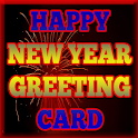 Happy New Year Greeting Card