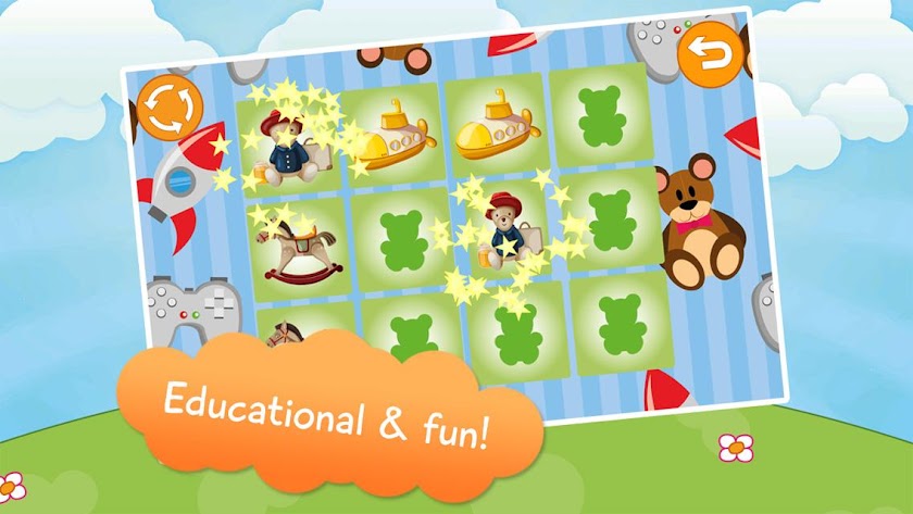 Kids Memory Game Planes Screen 3