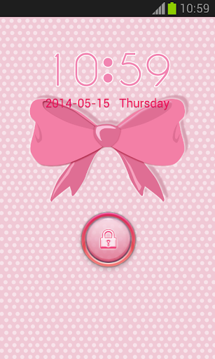 Pink Bow Locker