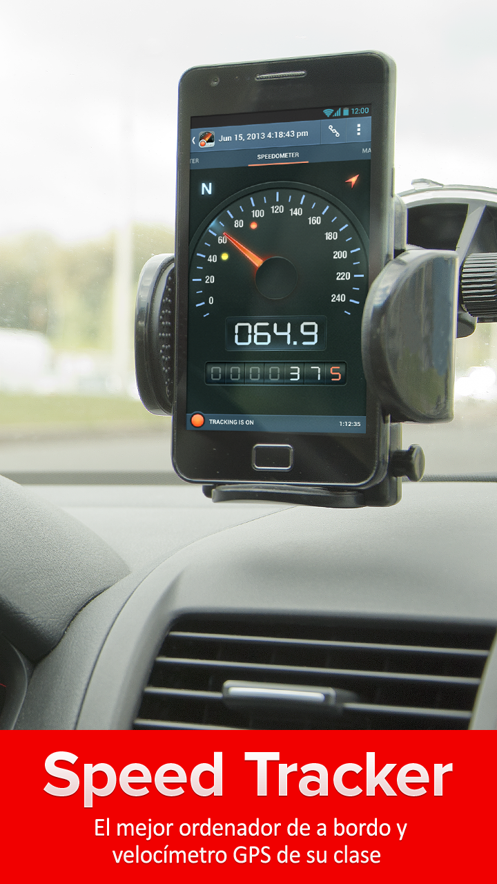 Android application Speed Tracker. Pro screenshort
