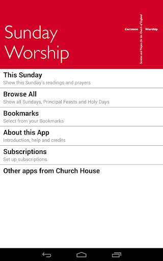 【免費書籍App】Sunday Worship-APP點子