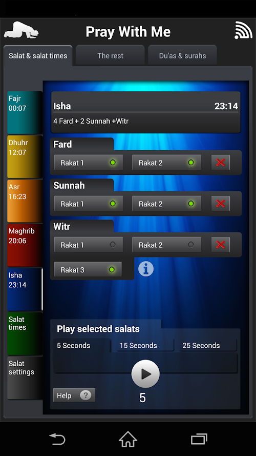 Android application Pray With Me screenshort