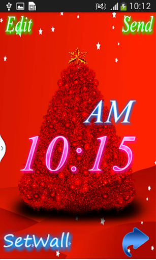 Christmas Digital Clock