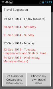 IRCTC Reminder with Holidays Screenshots 4