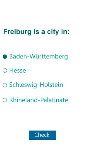 German cities quiz