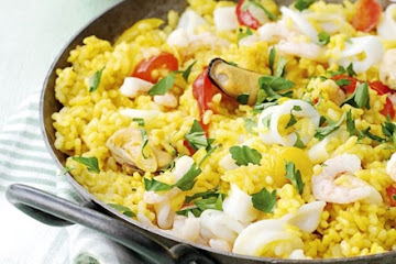 Spanish seafood rice