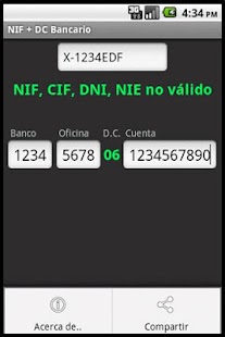 NIF Control DC Bancario Screenshots 1