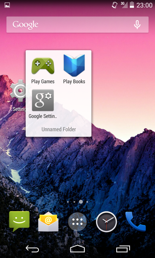 Launcher+ Key Screen 3