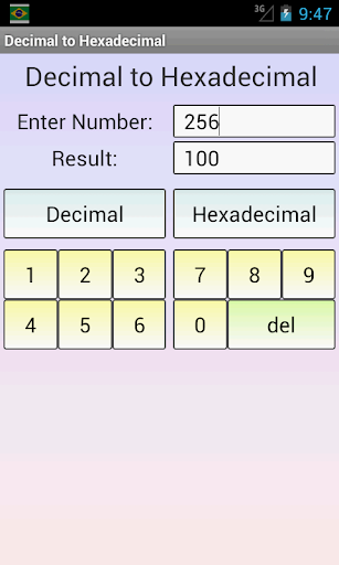 Decimal to Hexadecimal