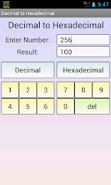 Decimal to Hexadecimal poster 1