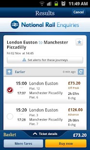 National Rail Enquiries - screenshot thumbnail