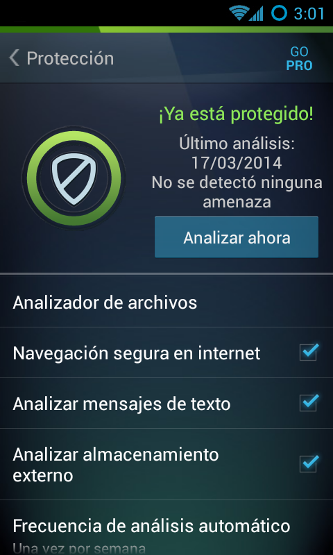 AVG AntiVirus GRATIS - screenshot