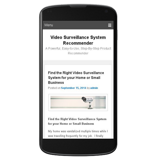 Video Surveillance Recommender