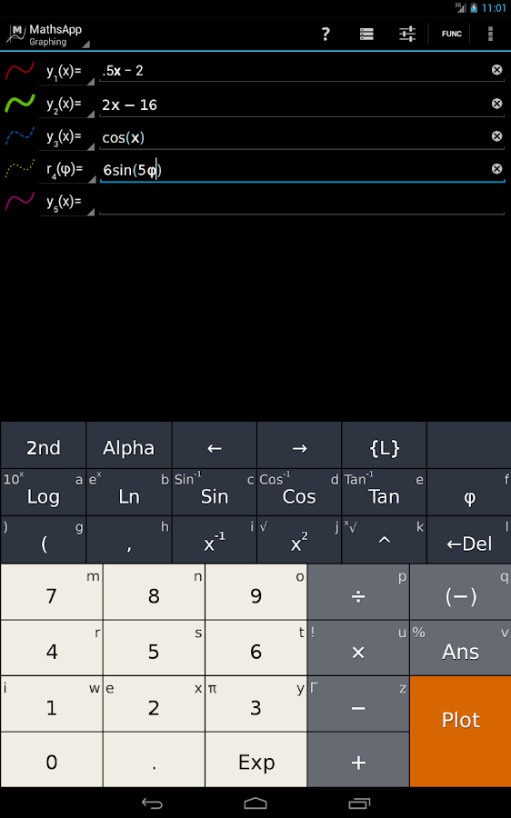 MathsApp Graphing Calculator Android Apps on Google Play
