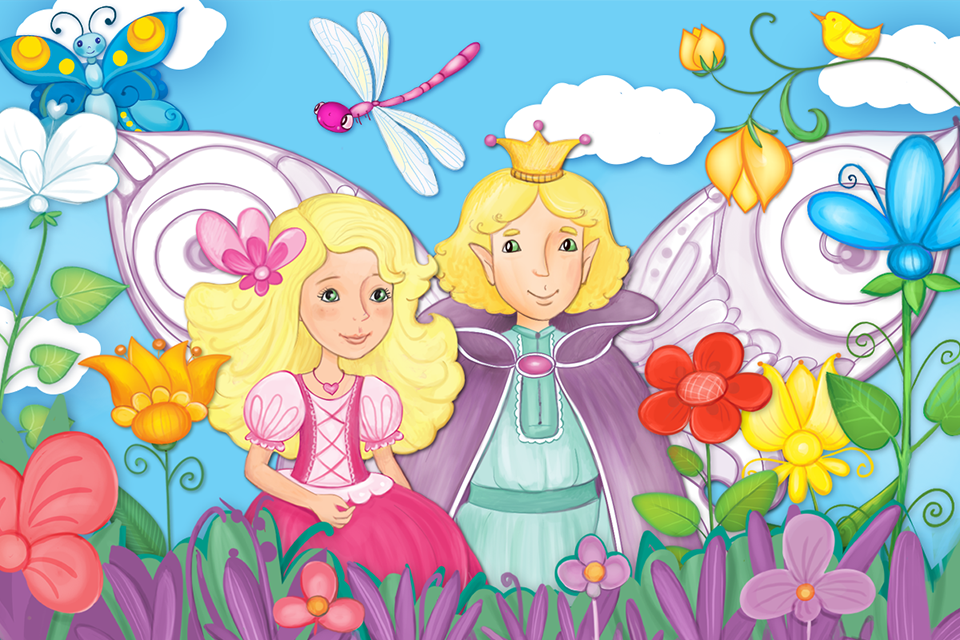 Android application Thumbelina Story and Games for Girls screenshort