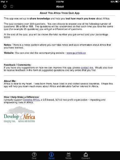【免費益智App】Africa Quiz Trivia-APP點子